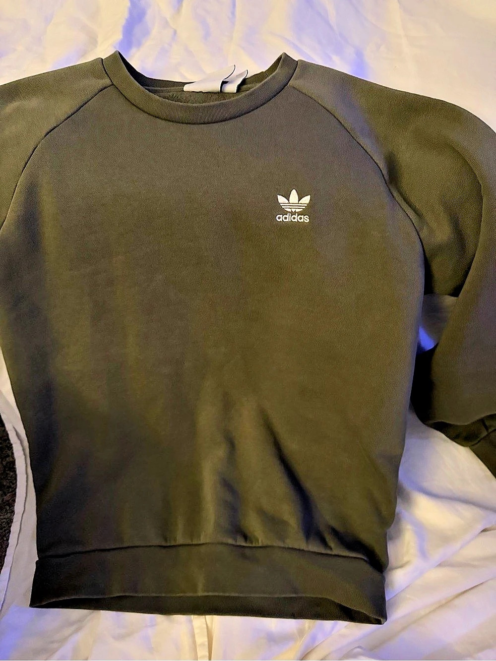 adidas Adicolor Essentials Trefoil Crewneck Sweatshirt Green